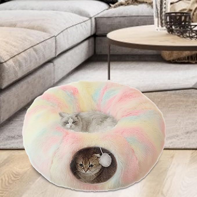 Lit pour Chat - CatLitTunnel™ - Multicolore - En Tout Confort