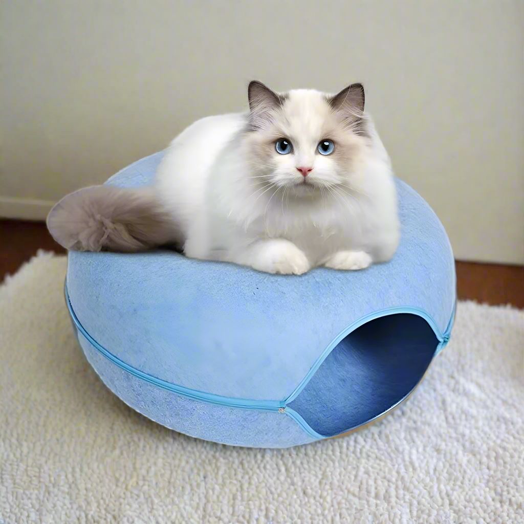 Lit pour Chat - ChatCondo™ - Bleu - En Tout Confort