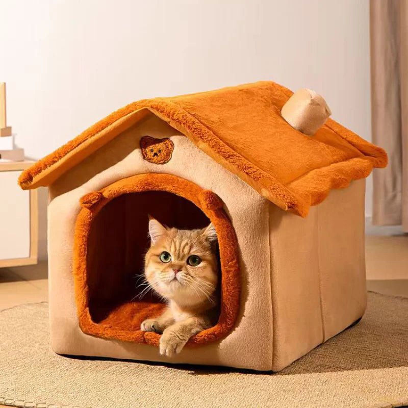 Maison Chat - PetCocon™ - Marron - En Tout Confort