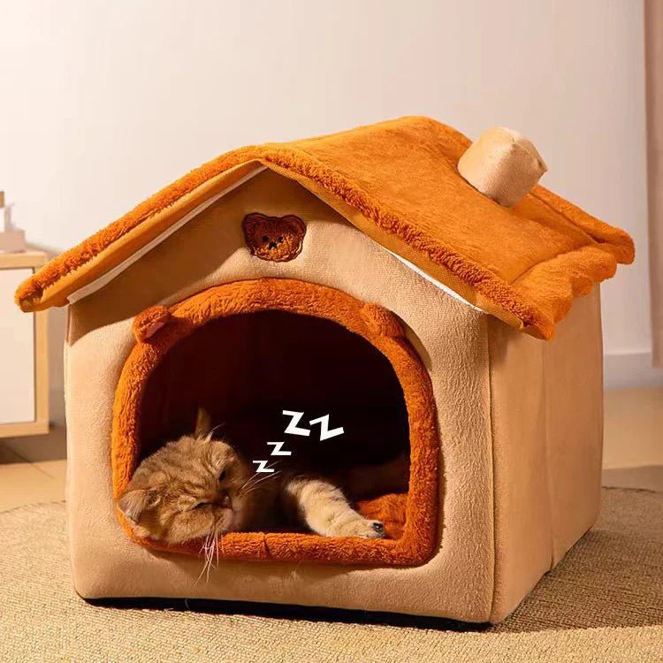 Maison Chat - PetCocon™ - Marron - En Tout Confort